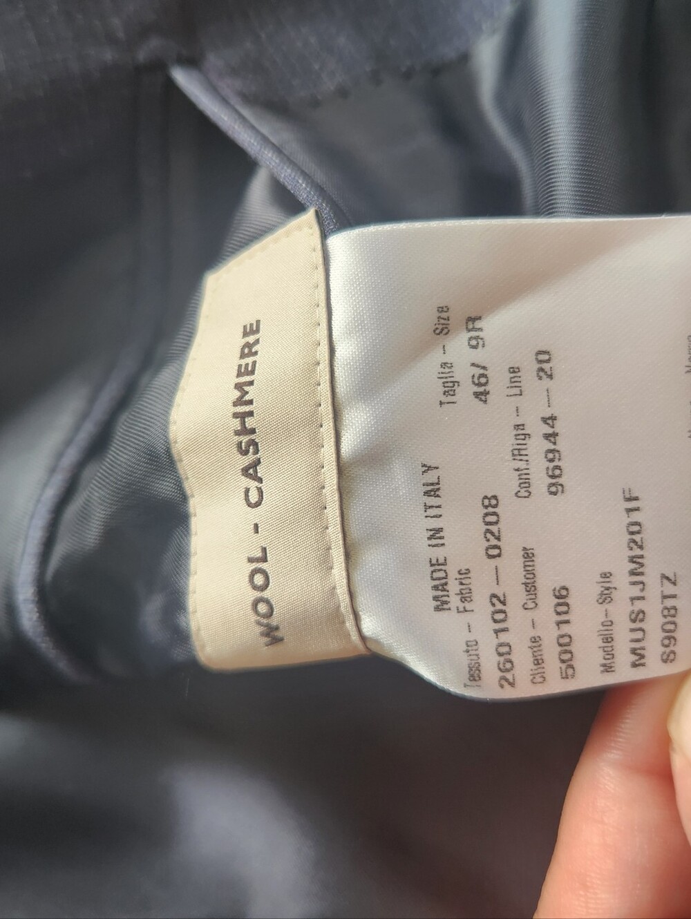 NWT WOOL CASHMERE CARUSO Sportcoat - Picture 6 of 7